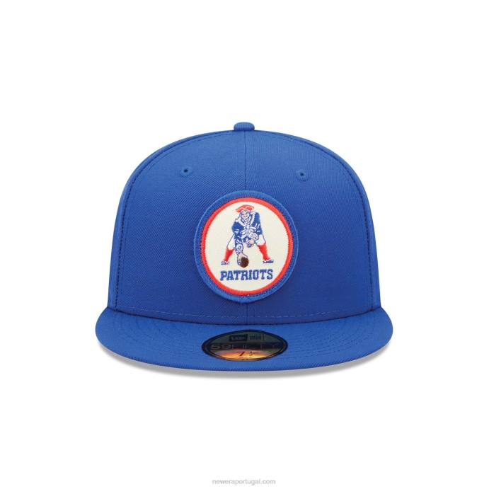 FFTN1210 New Era New England Patriots Nfl Sideline Blue 2022 59Fifty Boné Ajustado