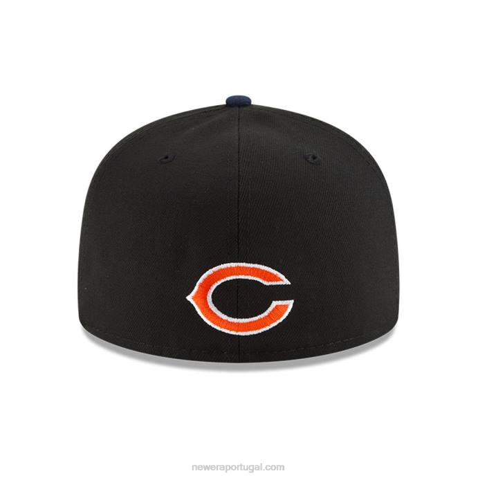 FFTN1211 New Era Boné Chicago Bears nfl draft black 59fifty
