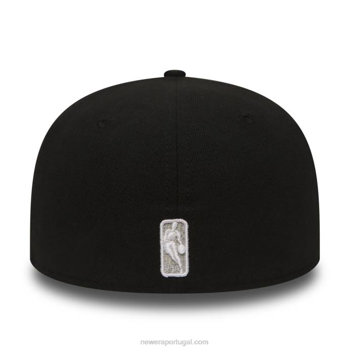 FFTN1213 New Era boné brooklyn nets essencial preto 59fifty