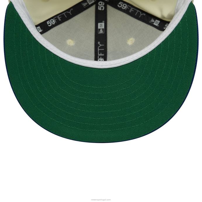 FFTN1215 New Era Boné chicago white sox 2005 world series chrome white 59fifty