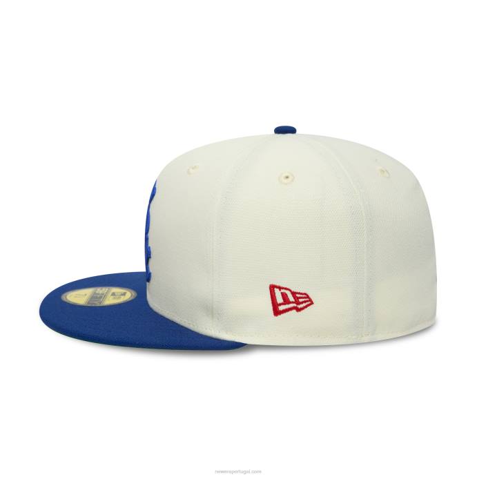 FFTN1215 New Era Boné chicago white sox 2005 world series chrome white 59fifty