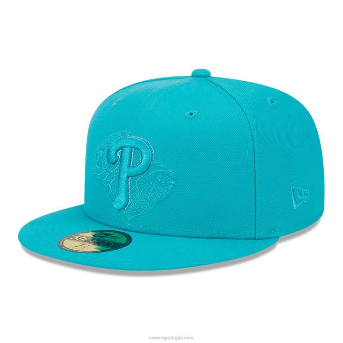 FFTN1218 New Era Boné philadelphia phillies azul zodíaco 59fifty