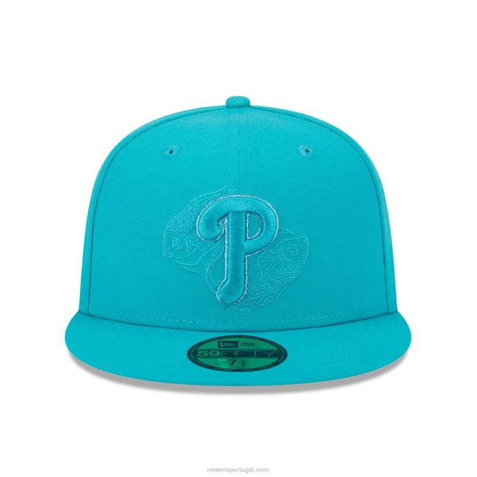 FFTN1218 New Era Boné philadelphia phillies azul zodíaco 59fifty