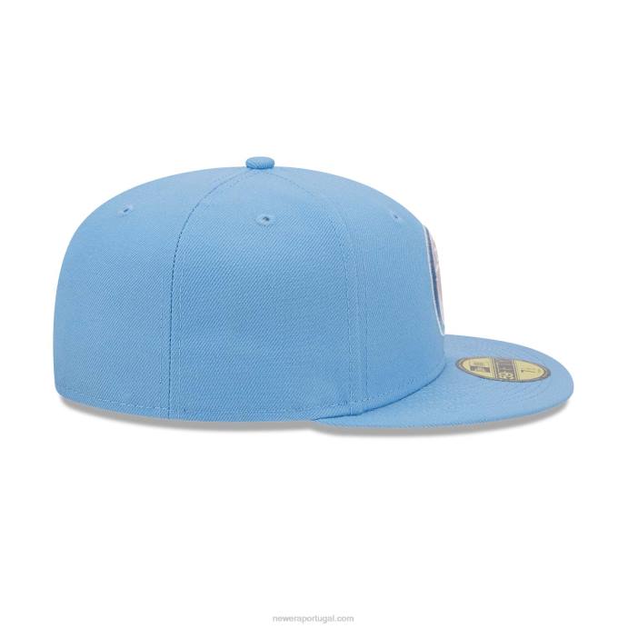 FFTN1219 New Era detroitpistons azul claro fantasia 59fifty boné ajustado