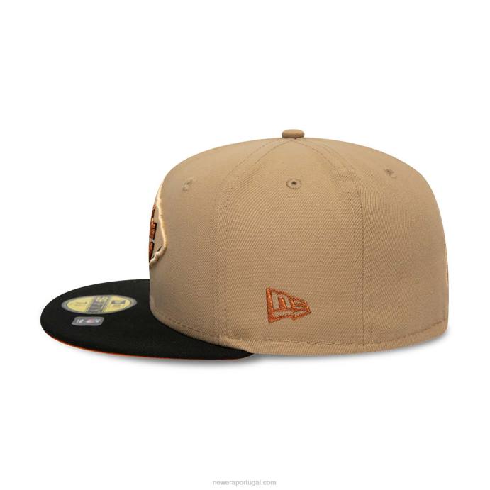 FFTN1220 New Era Boné kansas city chiefs team spotlight marrom 59fifty
