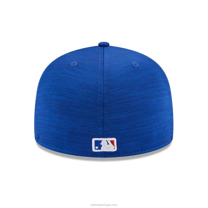 FFTN1222 New Era chicago cubs mlb clubhouse azul 59fifty boné justo