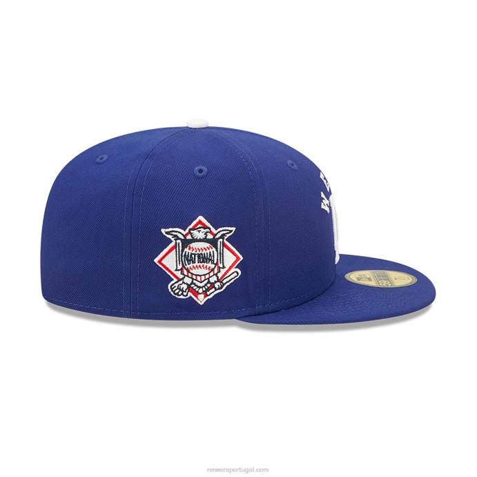 FFTN1223 New Era la dodgers team league blue 59fifty boné ajustado