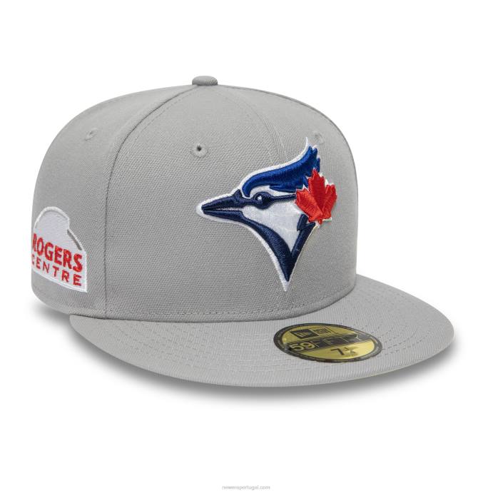 FFTN1227 New Era toronto blue jays estádio da liga americana boné cinza 59fifty