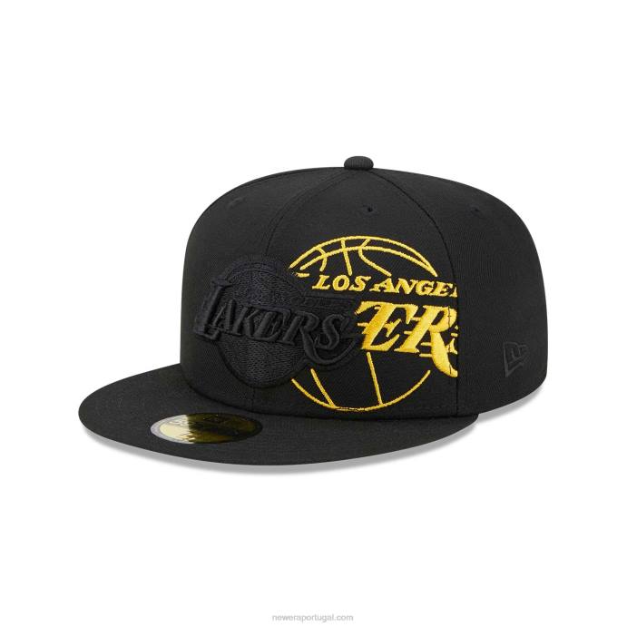 FFTN1228 New Era boné justo la lakers nba elements preto 59fifty