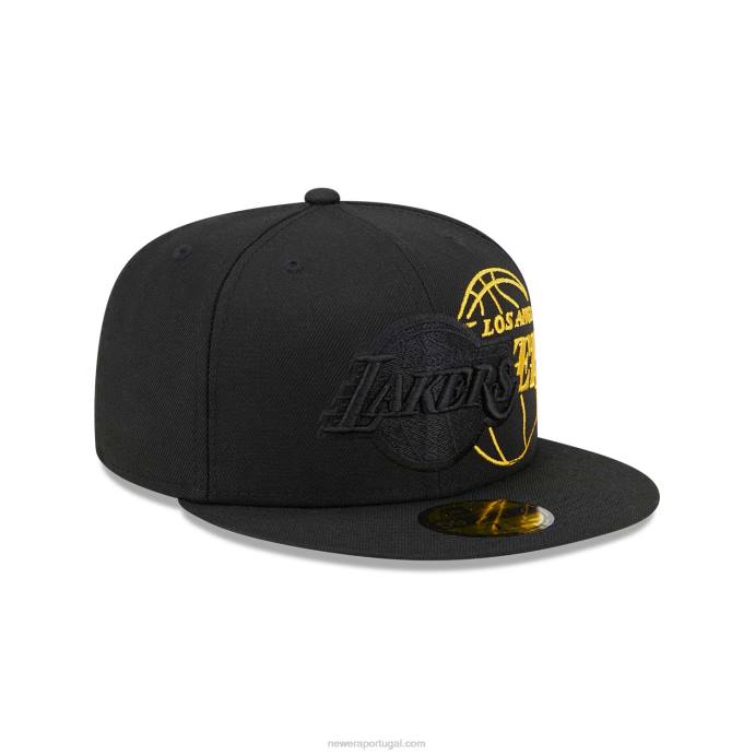 FFTN1228 New Era boné justo la lakers nba elements preto 59fifty