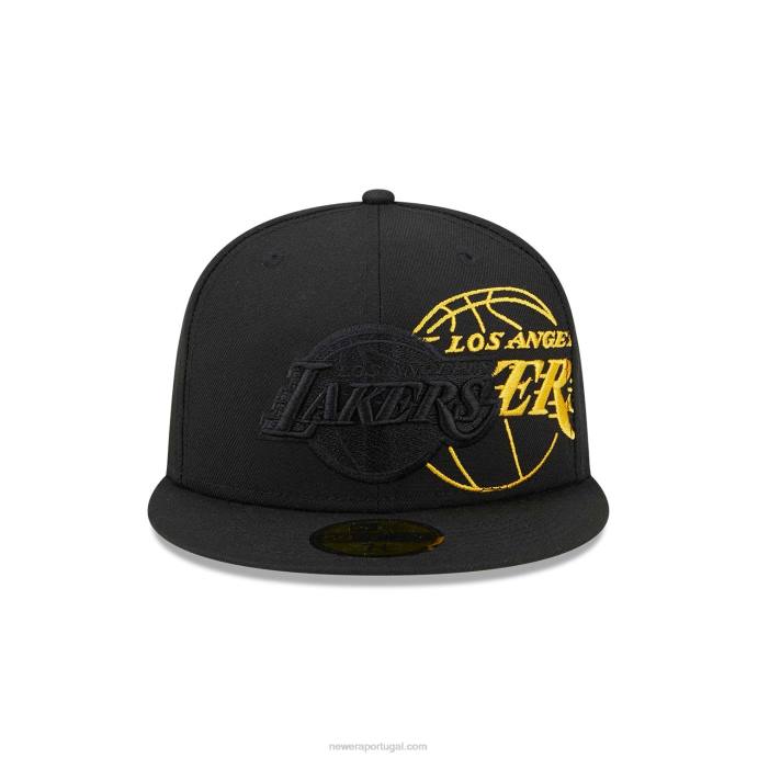 FFTN1228 New Era boné justo la lakers nba elements preto 59fifty