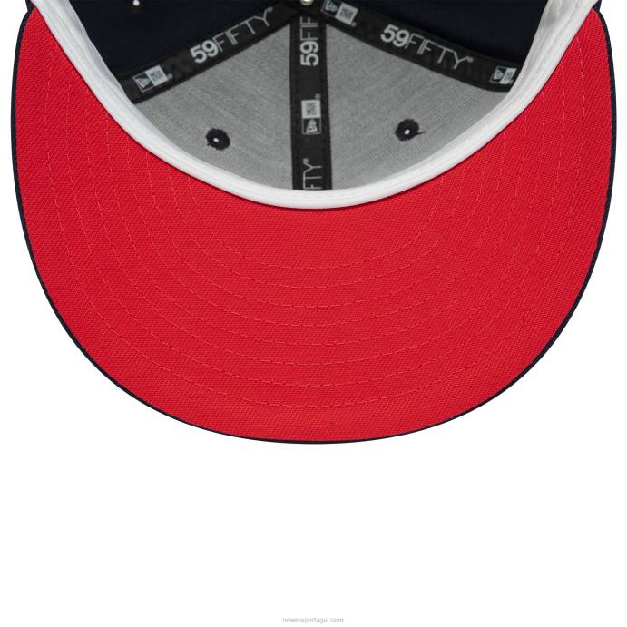 FFTN1229 New Era Boné San Diego Padres 1998 World Series Navy 59Fifty