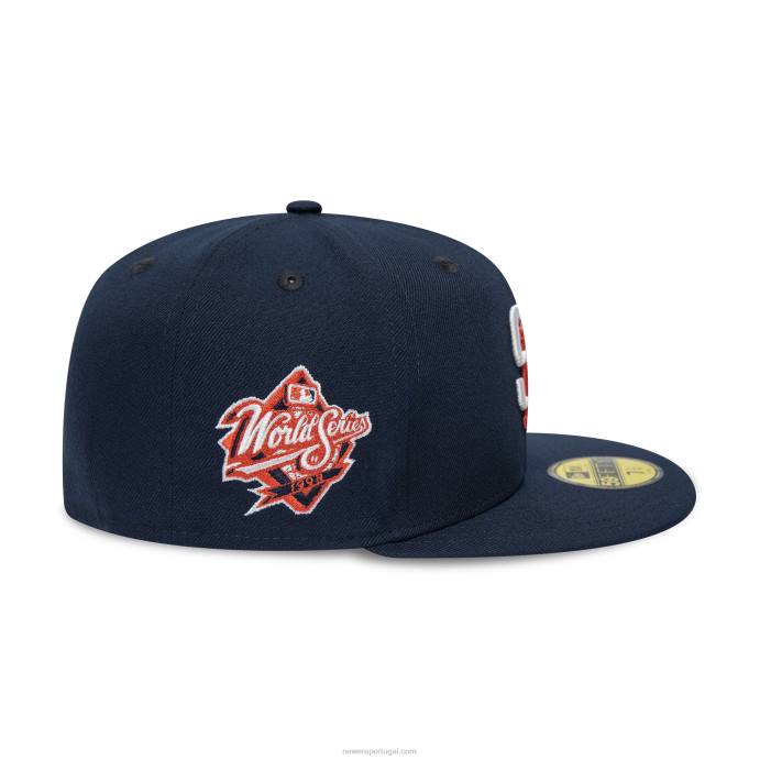 FFTN1229 New Era Boné San Diego Padres 1998 World Series Navy 59Fifty