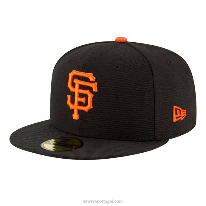 FFTN122 New Era san francisco gigantes autênticos no jogo de campo preto 59fifty boné