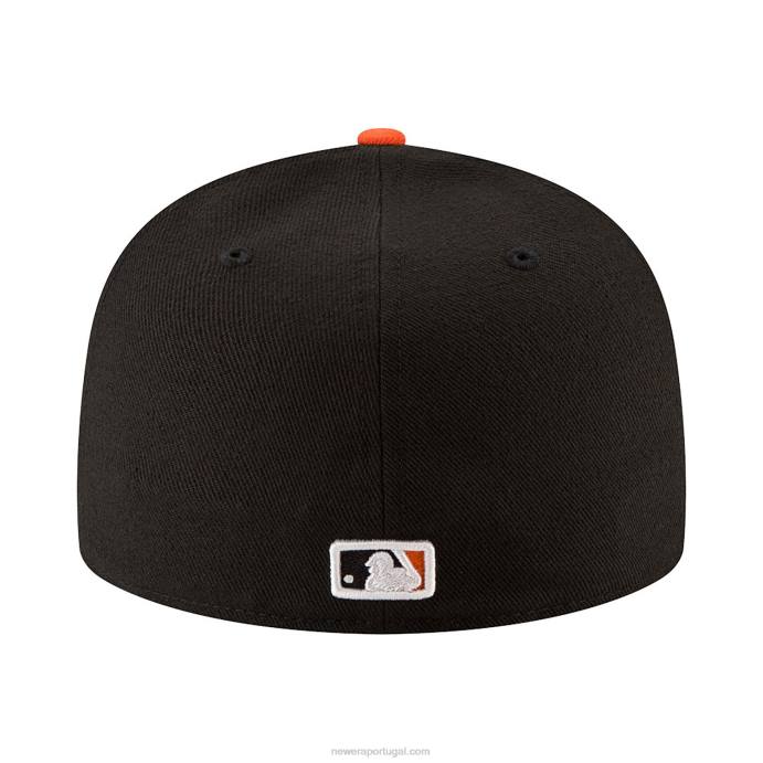 FFTN122 New Era san francisco gigantes autênticos no jogo de campo preto 59fifty boné