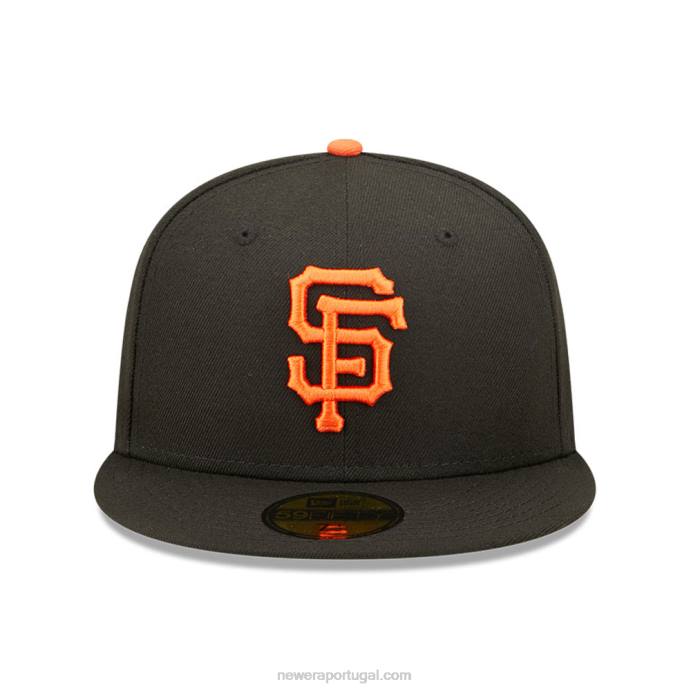 FFTN122 New Era san francisco gigantes autênticos no jogo de campo preto 59fifty boné