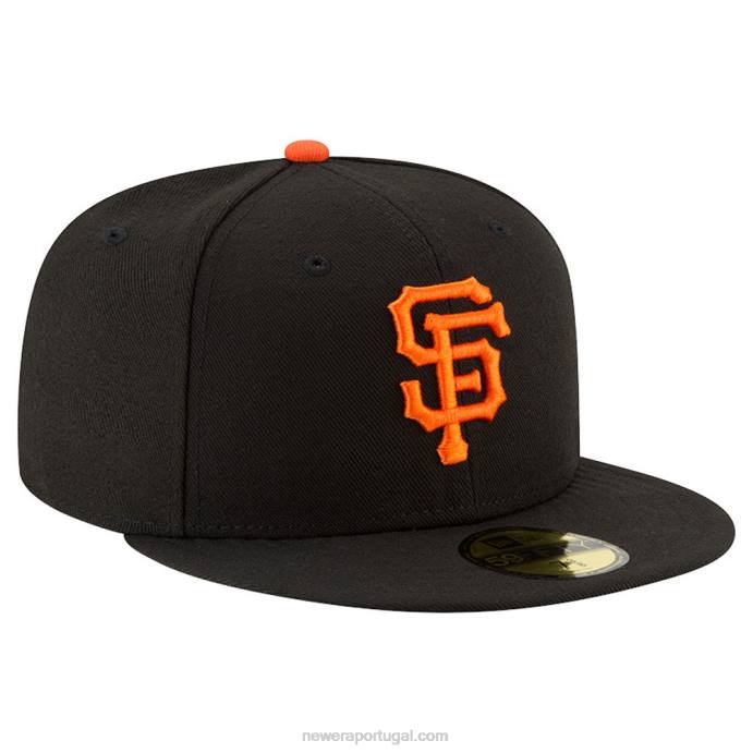 FFTN122 New Era san francisco gigantes autênticos no jogo de campo preto 59fifty boné