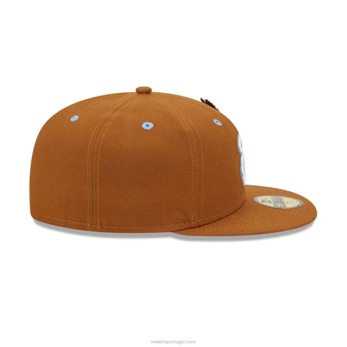 FFTN1232 New Era boné miami heat hot cacau 59fifty