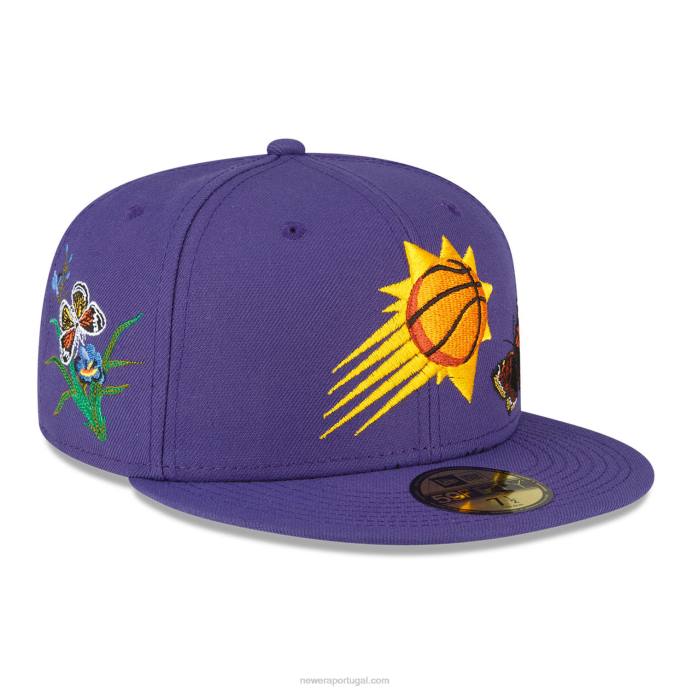 FFTN1233 New Era Boné phoenix suns feltro x nba roxo 59fifty