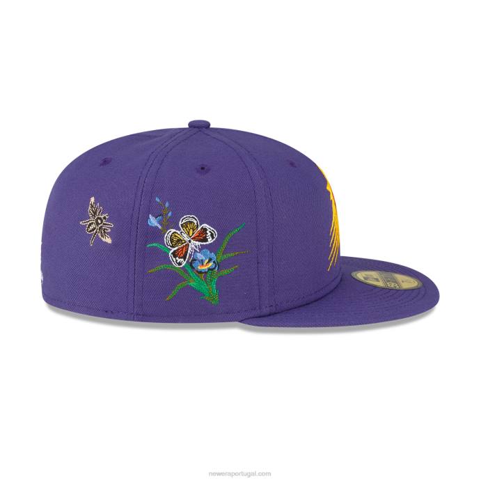 FFTN1233 New Era Boné phoenix suns feltro x nba roxo 59fifty