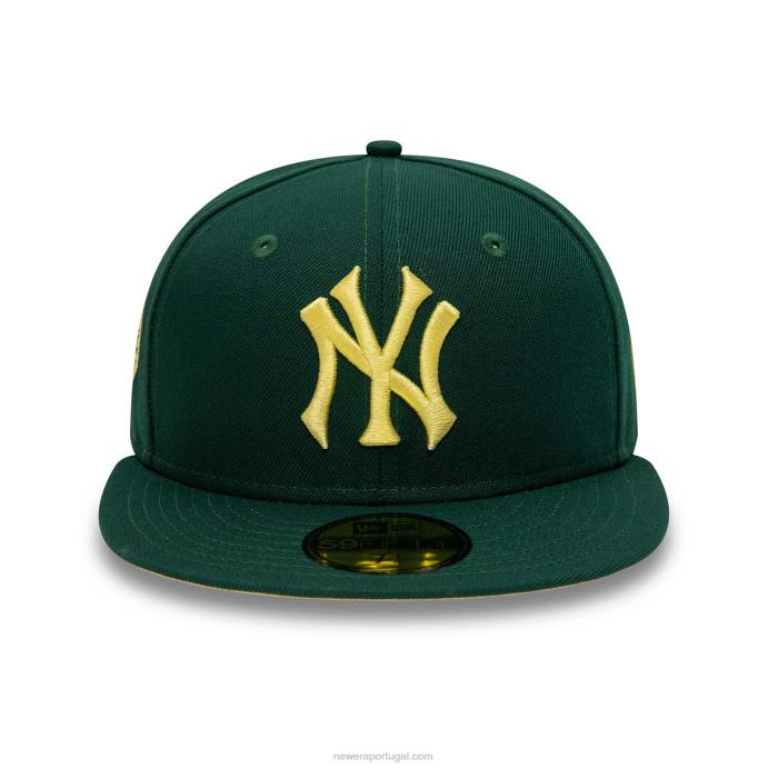 FFTN1234 New Era Boné New York Yankees Forest Green 59Fifty