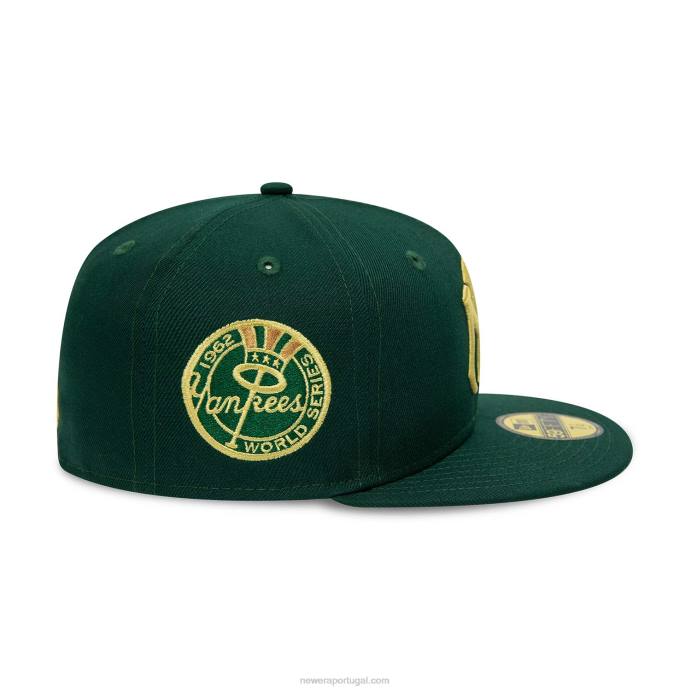 FFTN1234 New Era Boné New York Yankees Forest Green 59Fifty