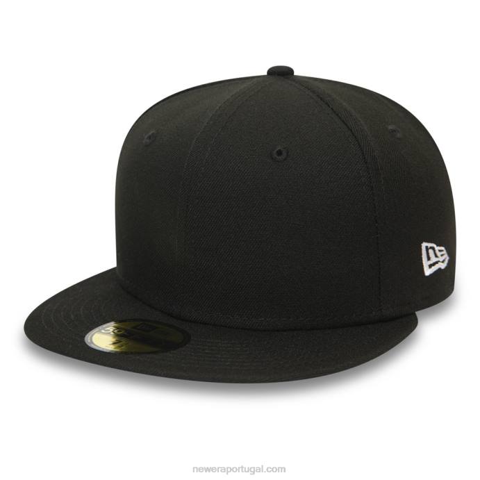 FFTN1235 New Era boné ajustado 59fifty preto essencial