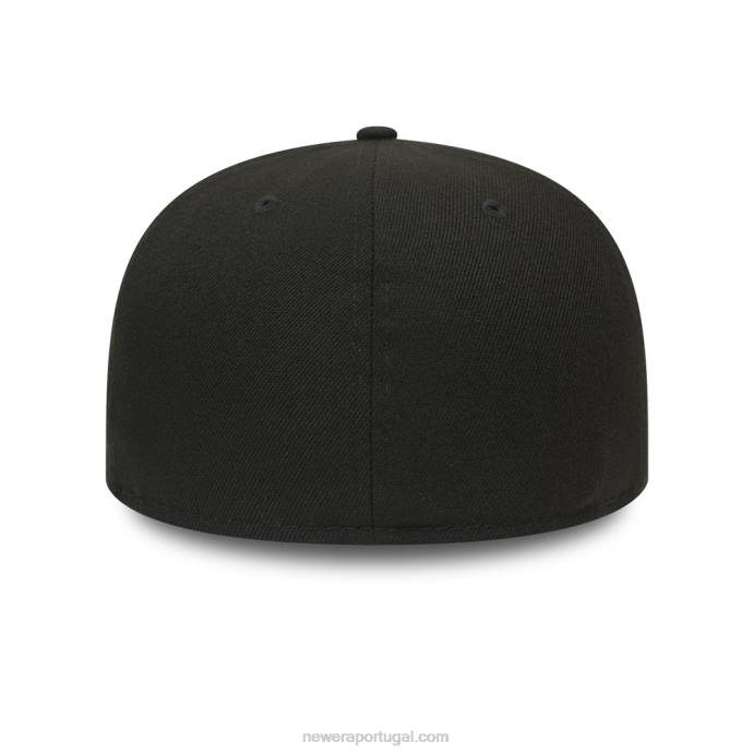 FFTN1235 New Era boné ajustado 59fifty preto essencial