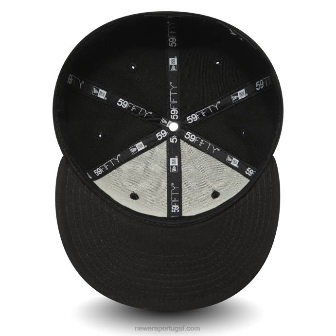 FFTN1235 New Era boné ajustado 59fifty preto essencial