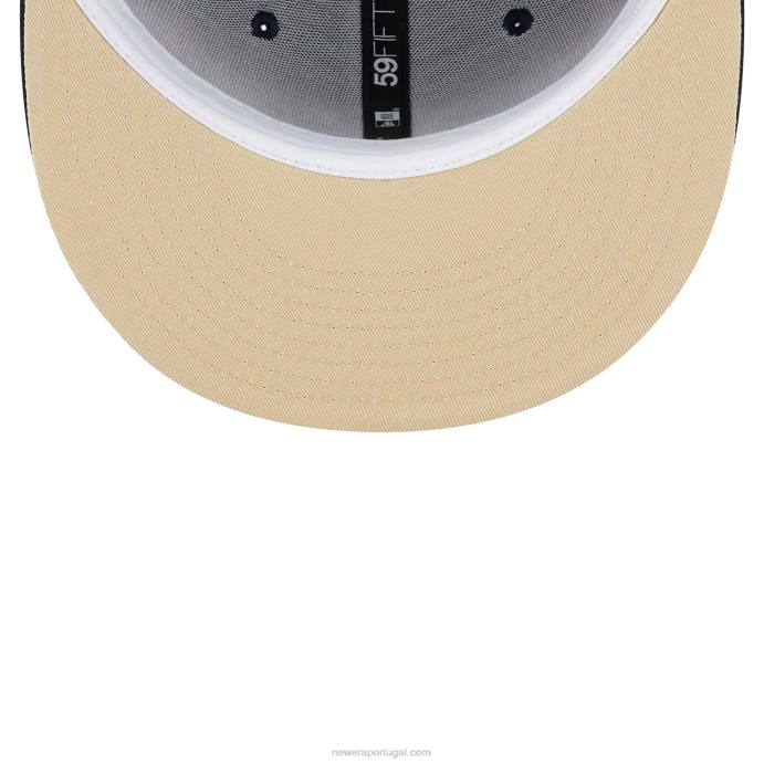 FFTN1241 New Era Boné New York Yankees Southwestern Navy 59 Fifty