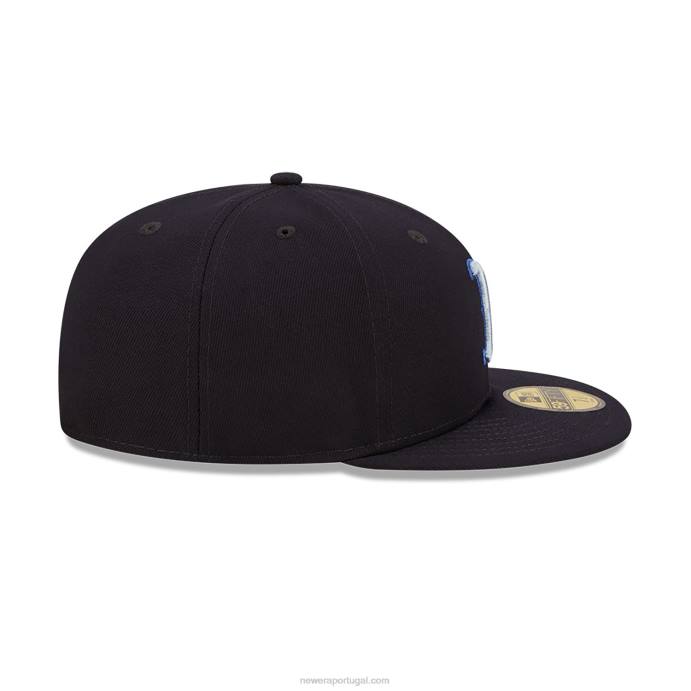 FFTN1242 New Era boton red sox monocamo navy 59fifty boné ajustado