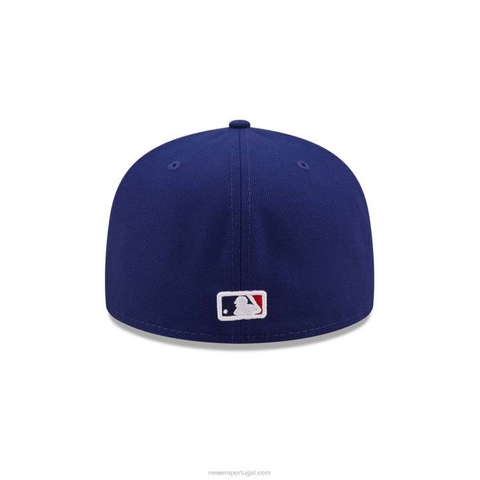 FFTN1243 New Era Alpha Industries La Dodgers Blue Boné 59 Fifty