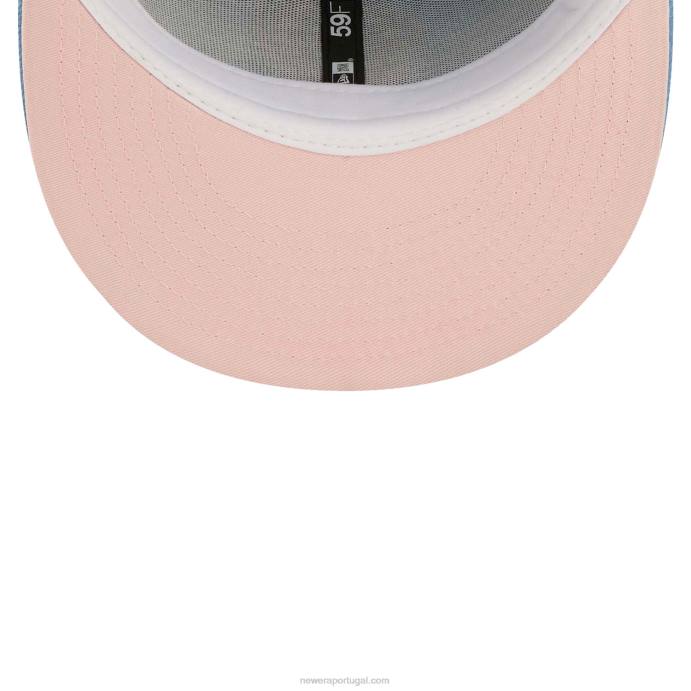 FFTN1246 New Era Boné Washington Nationals Azul Pastel 59Fifty