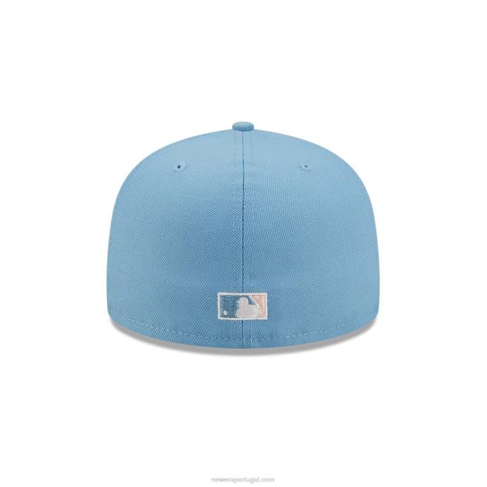 FFTN1246 New Era Boné Washington Nationals Azul Pastel 59Fifty