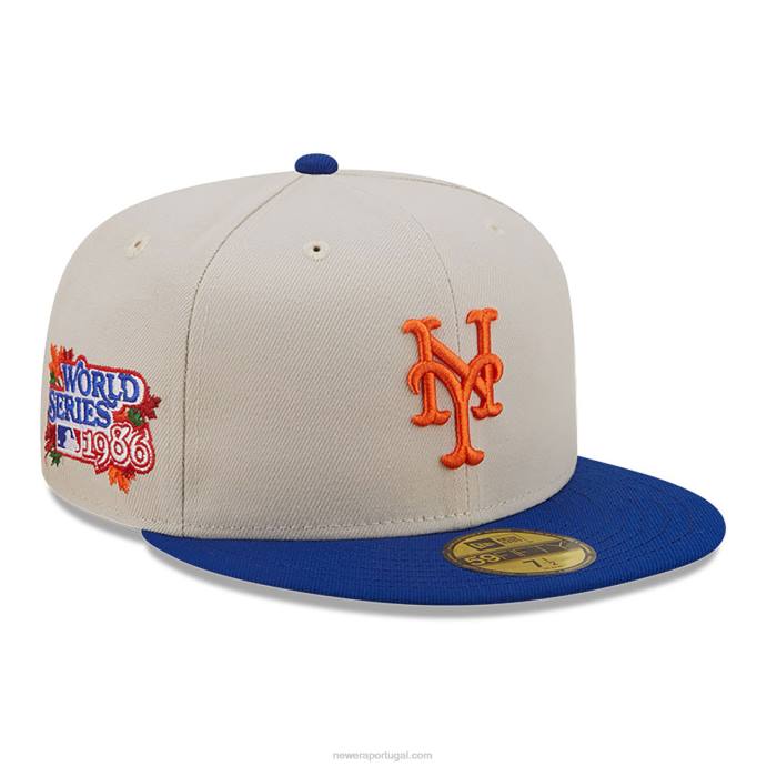 FFTN1249 New Era New York Mets Fall Classic Boné Branco 59Fifty