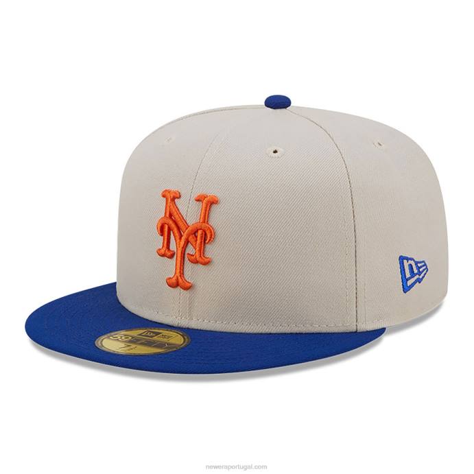 FFTN1249 New Era New York Mets Fall Classic Boné Branco 59Fifty