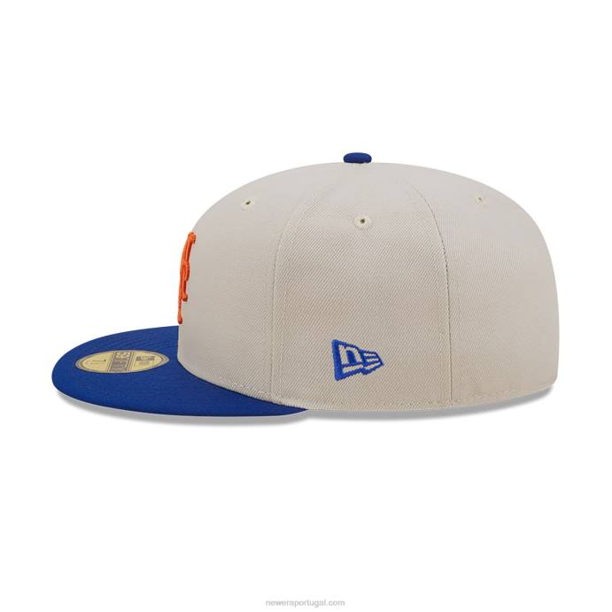 FFTN1249 New Era New York Mets Fall Classic Boné Branco 59Fifty