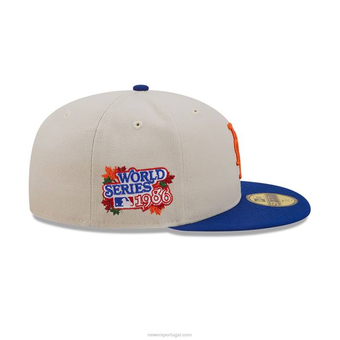 FFTN1249 New Era New York Mets Fall Classic Boné Branco 59Fifty