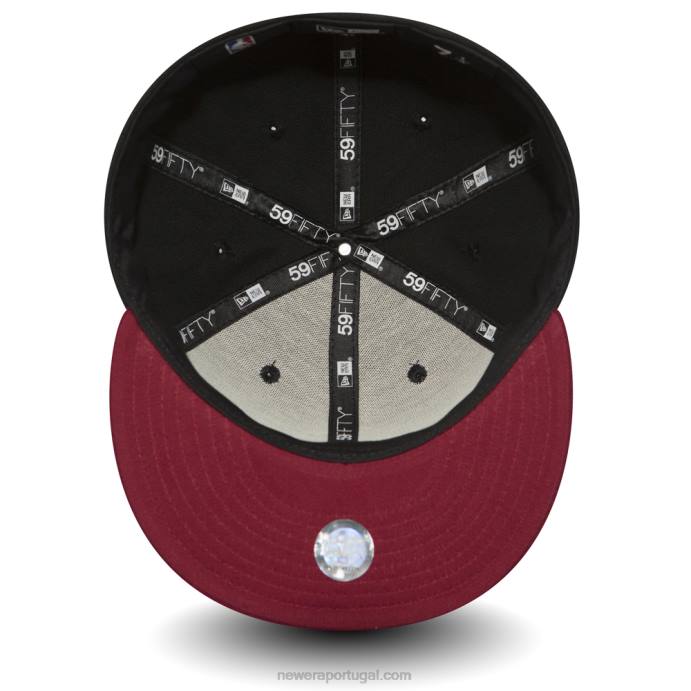 FFTN124 New Era boné miami heat essencial preto 59fifty