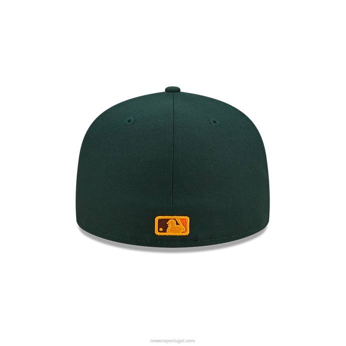FFTN1251 New Era Boné Seattle Mariners Leafy verde escuro 59fifty