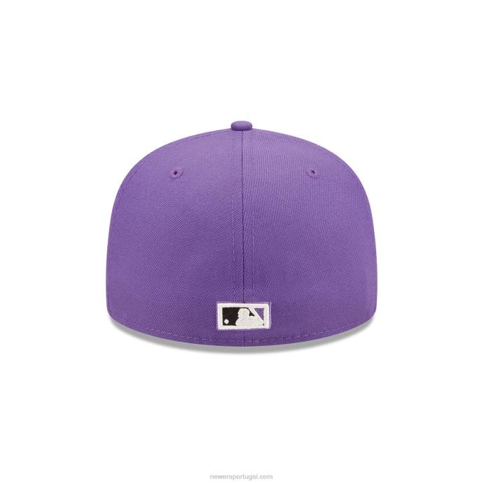 FFTN1254 New Era boné arizona diamondbacks aquarela floral roxo 59fifty