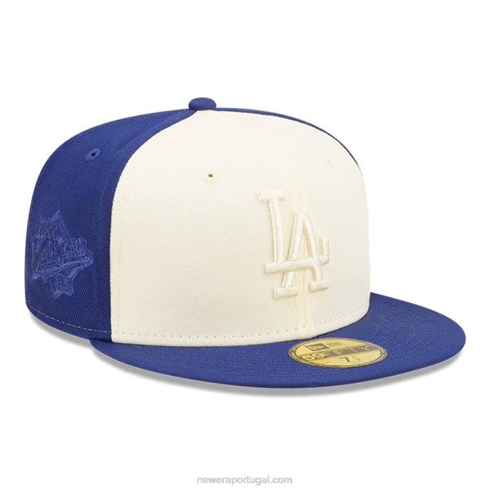 FFTN1255 New Era boné la dodgers mlb azul 59fifty em 2 tons
