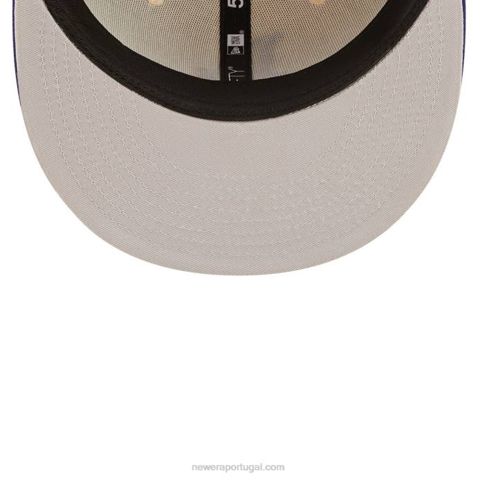 FFTN1255 New Era boné la dodgers mlb azul 59fifty em 2 tons