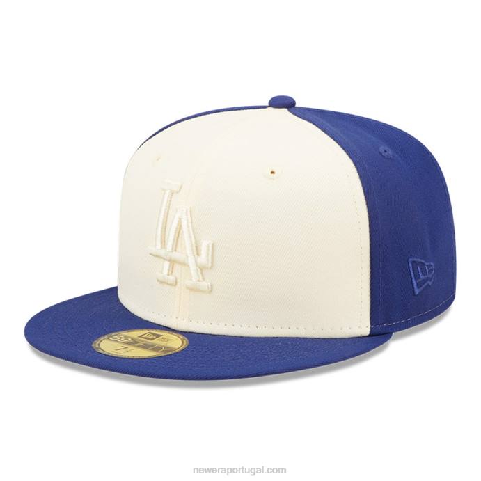 FFTN1255 New Era boné la dodgers mlb azul 59fifty em 2 tons