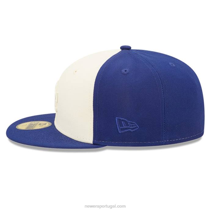 FFTN1255 New Era boné la dodgers mlb azul 59fifty em 2 tons