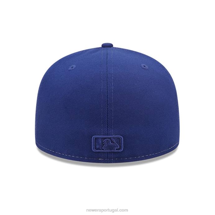 FFTN1255 New Era boné la dodgers mlb azul 59fifty em 2 tons