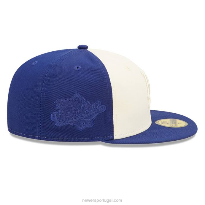 FFTN1255 New Era boné la dodgers mlb azul 59fifty em 2 tons