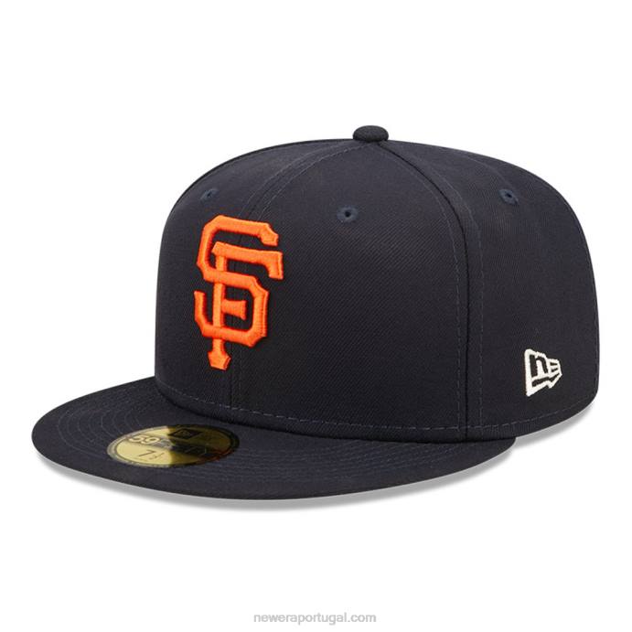 FFTN1263 New Era boné justo san francisco Giants mlb pop sweat navy 59fifty