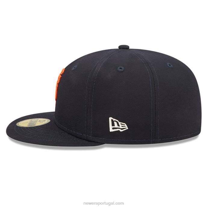 FFTN1263 New Era boné justo san francisco Giants mlb pop sweat navy 59fifty