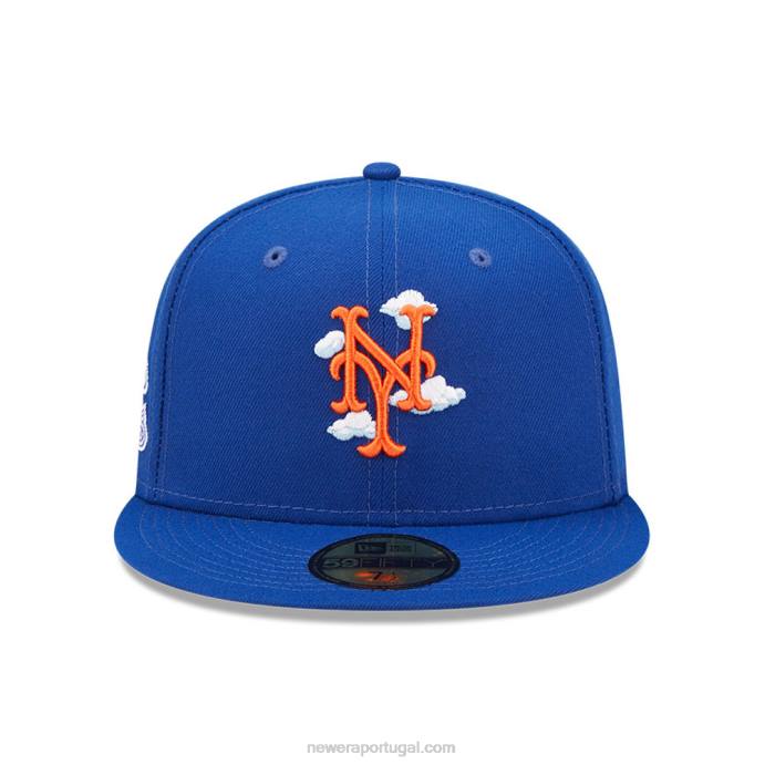FFTN1265 New Era New York Mets Comic Cloud Blue Boné 59Fifty